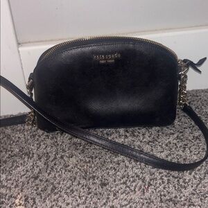 Kate Spade Black Leather Crossbody Bag